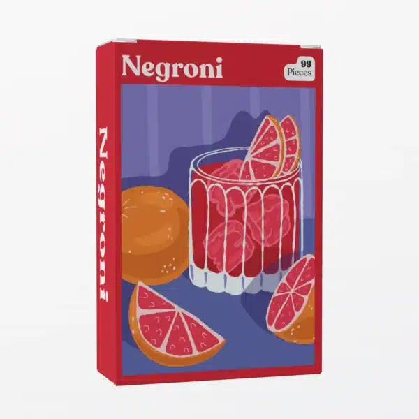 mini puzzle negroni de puzzledly de 99 pièces