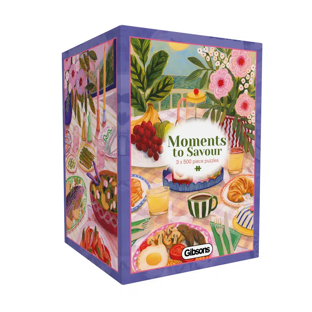 puzzle Moments to Savour gibsons 3x500 pieces