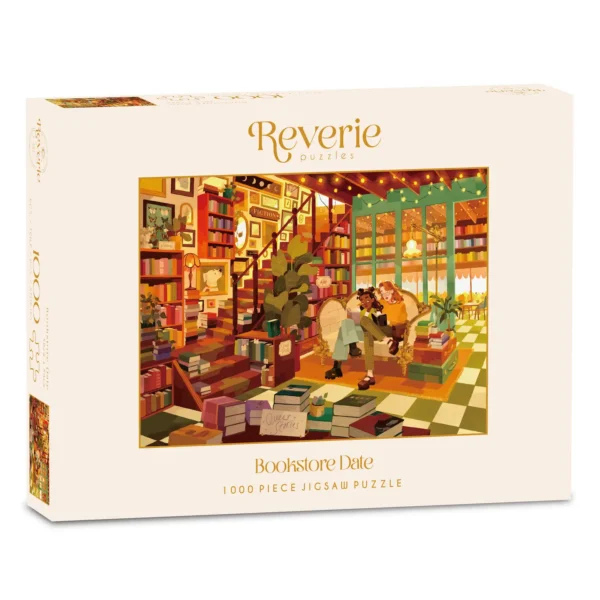 puzzle bookstore date reverie 1000 pieces boite