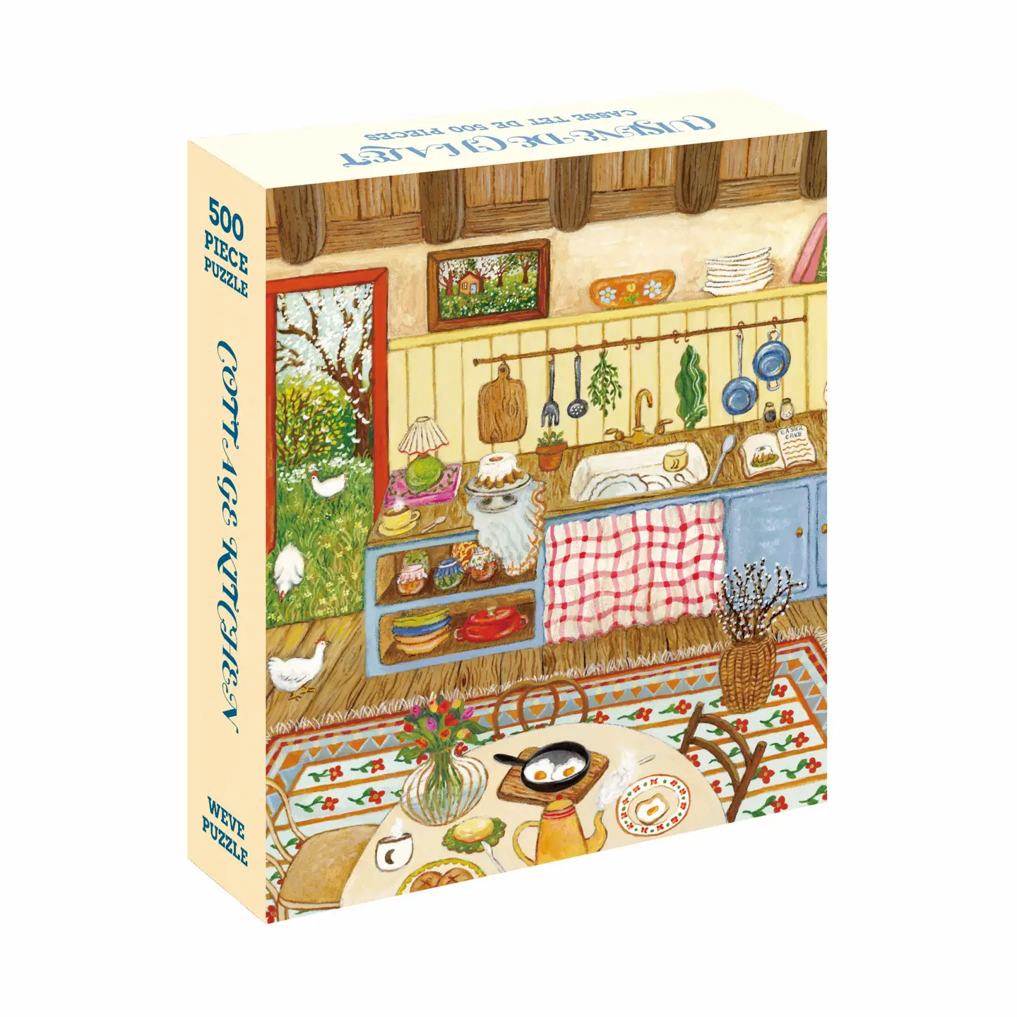 puzzle cottage kitchen weve 500 pieces boite
