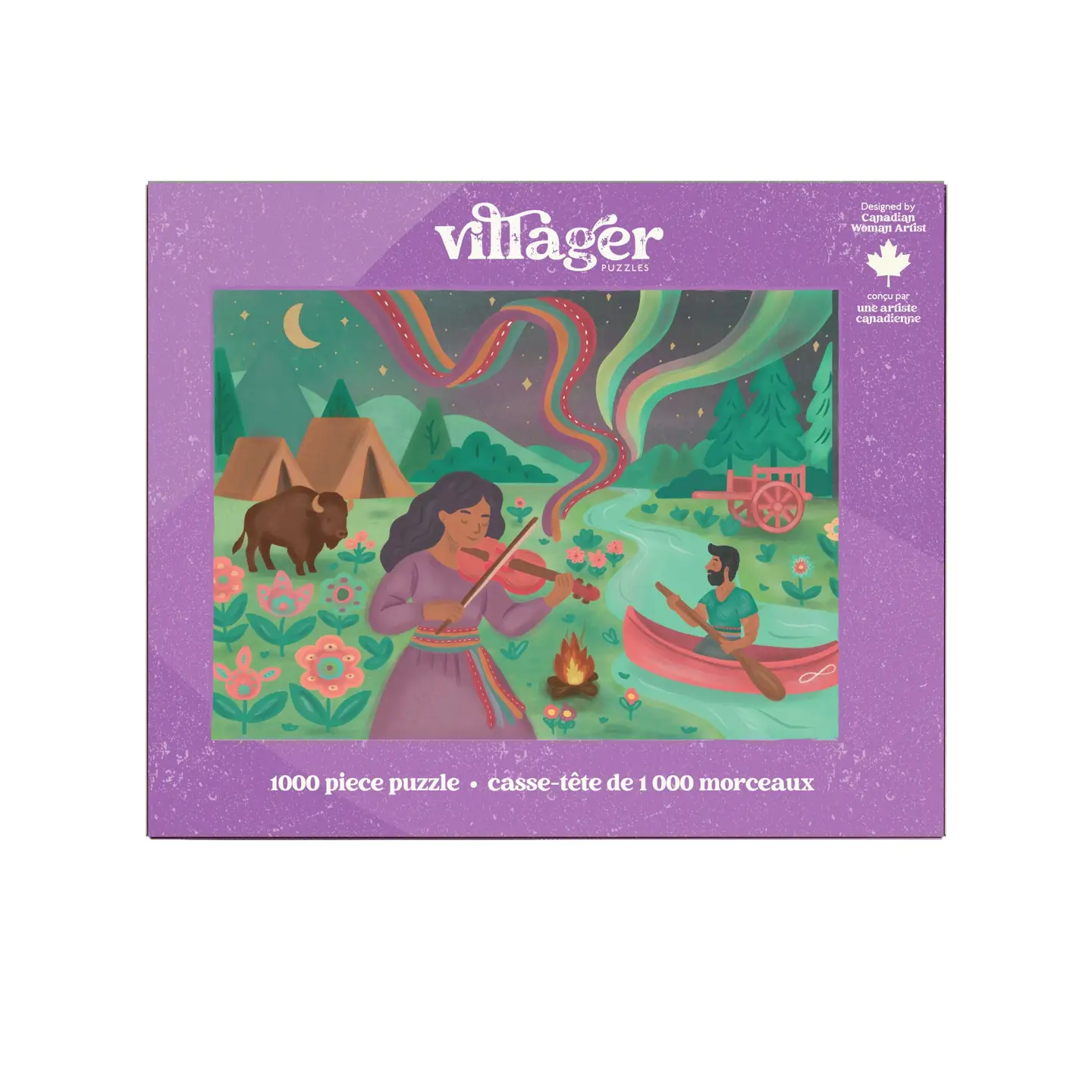 puzzle dancing sky de villager de 1000 pièces