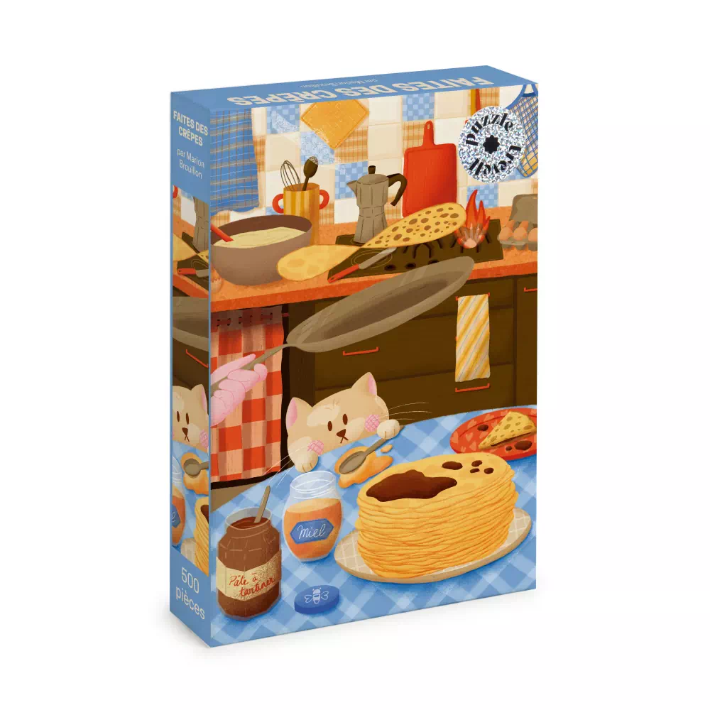 puzzle faites des crepes de trevell de 500 pièces