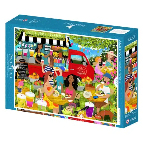 puzzle juice truck pieces and peace 1500 pieces boite