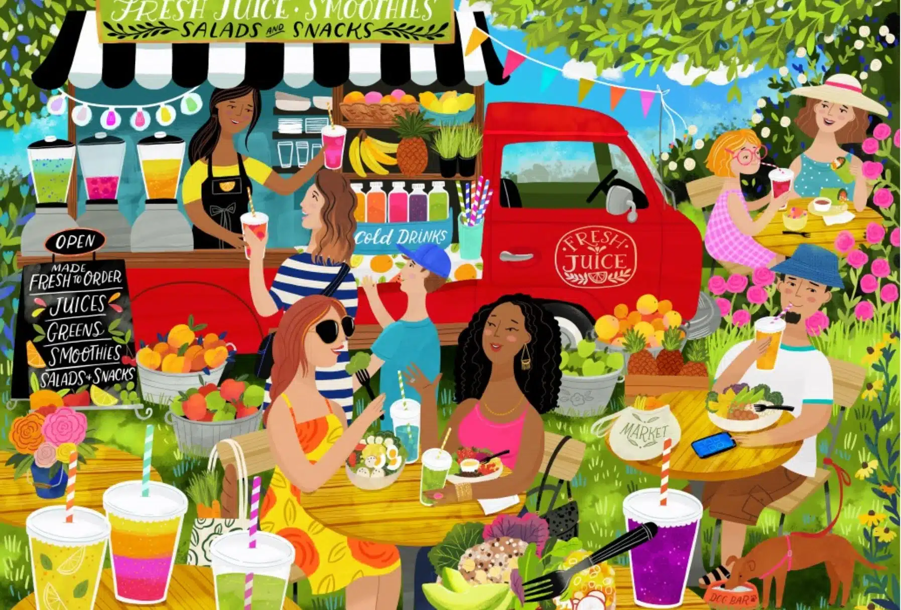 puzzle juice truck pieces and peace 1500 pieces