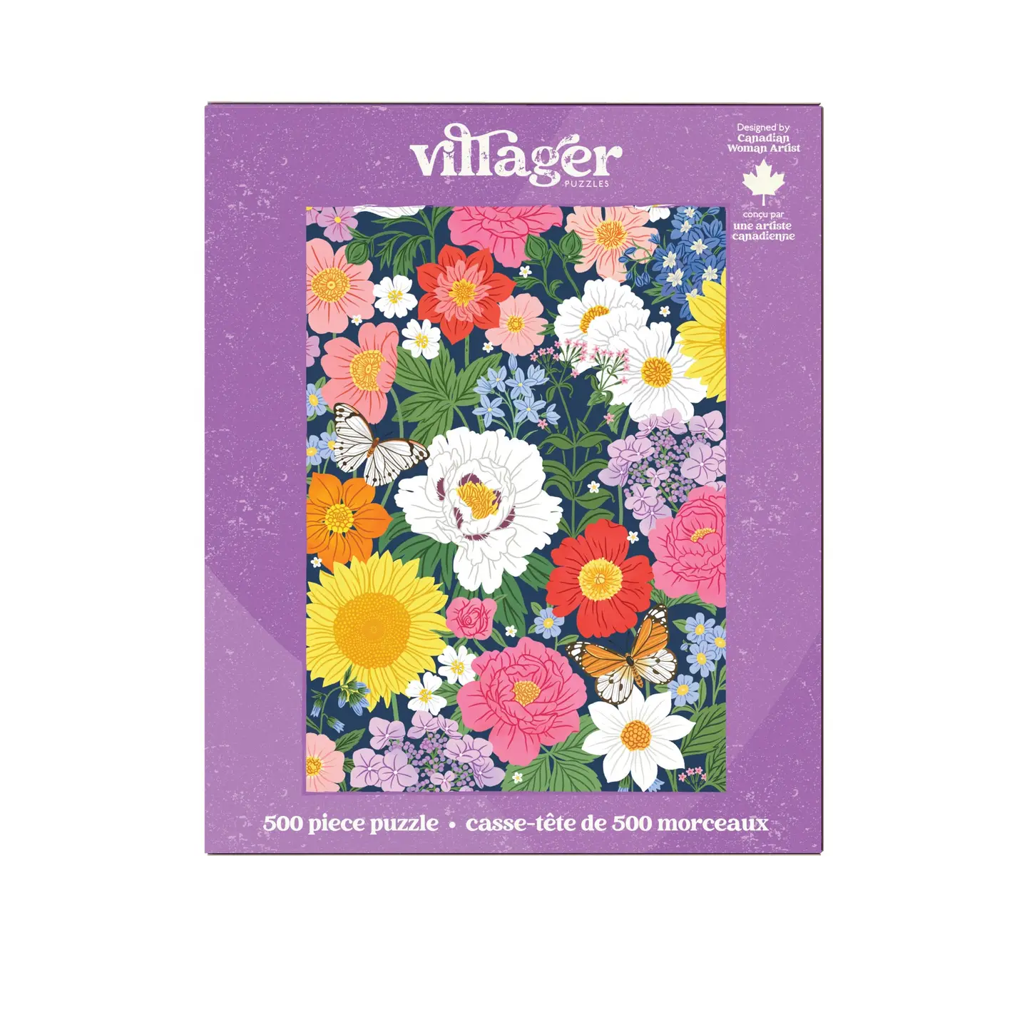 puzzle midnight blooms de villager de 500 pièces