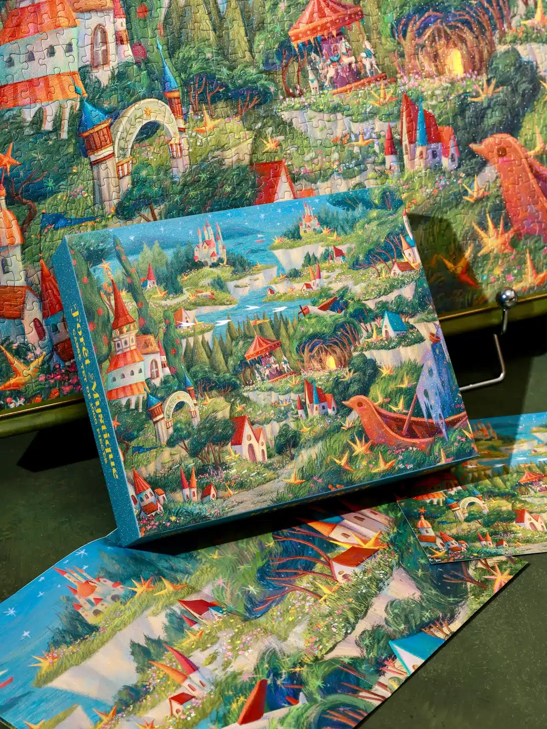 puzzle mystic forest weve 1000 pieces detail