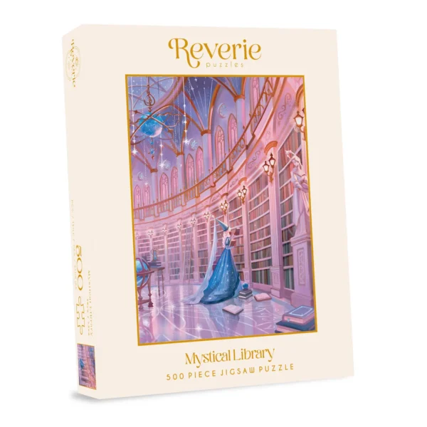 puzzle mystical library reverie 500 pieces boite