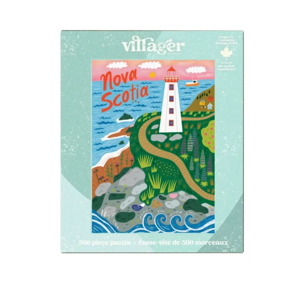 puzzle nova scotia shores de villager de 500 pieces