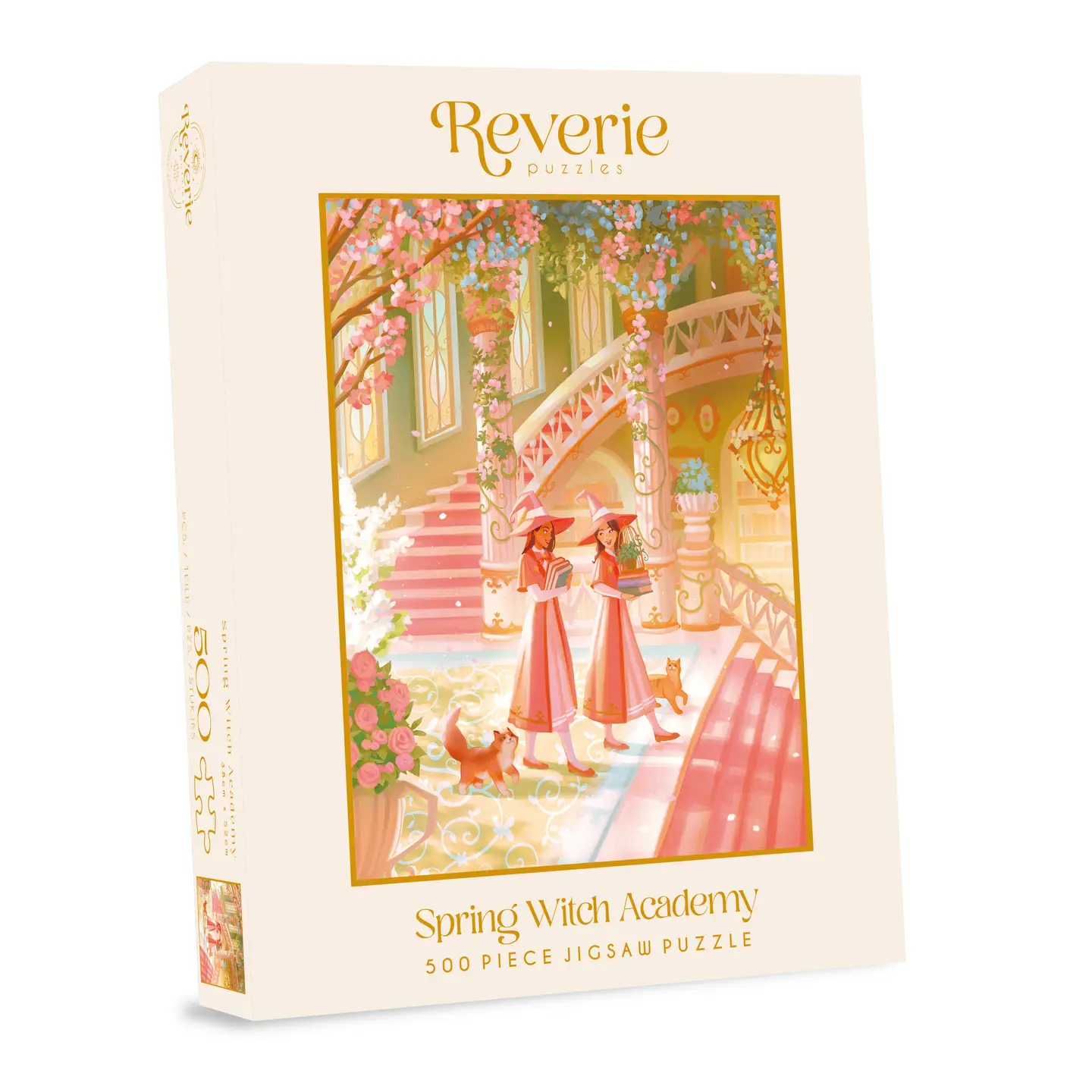 puzzle spring witch academy reverie 500 pieces boite