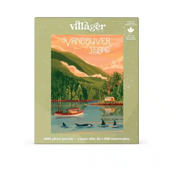 puzzle vancouver island villager 1000 pieces boite