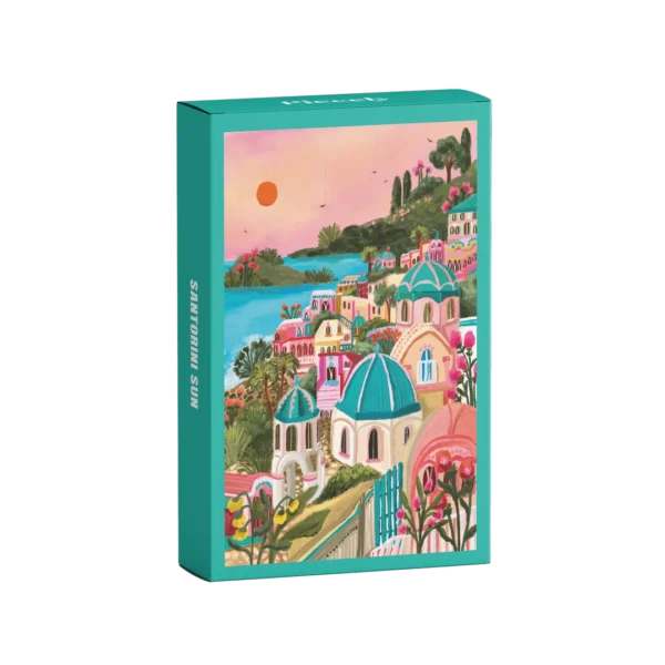 Mini puzzle Santorini Sun - Piecely - 99 pièces