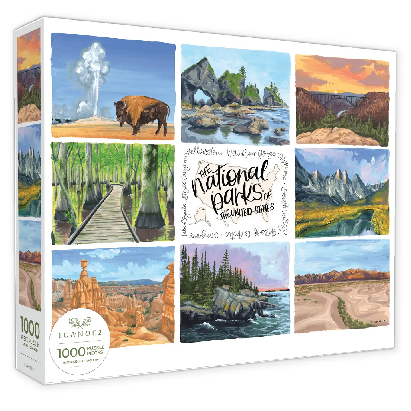 puzzle 1canoe2 National Parks Volume 4 1000 pieces