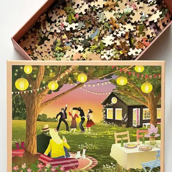 puzzle garden party de vissevasse de 1000 pièces