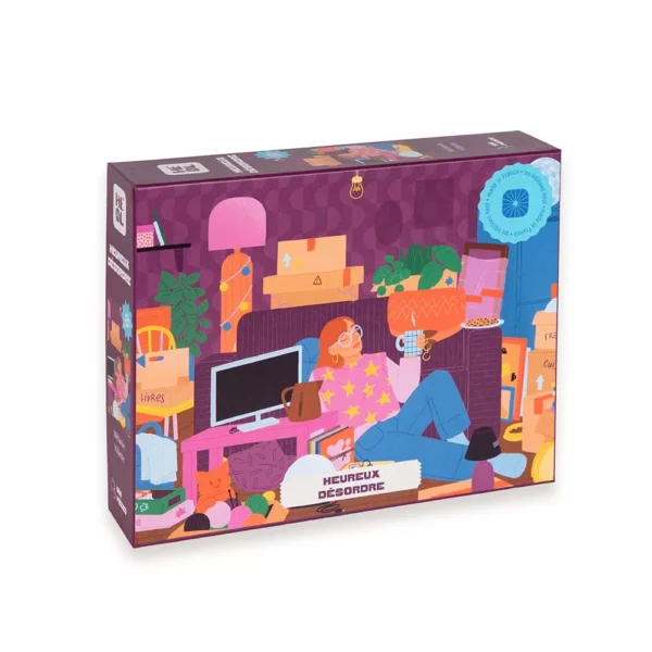 Puzzle Heureux Désordre de Les Editions Heol de 500 pièces