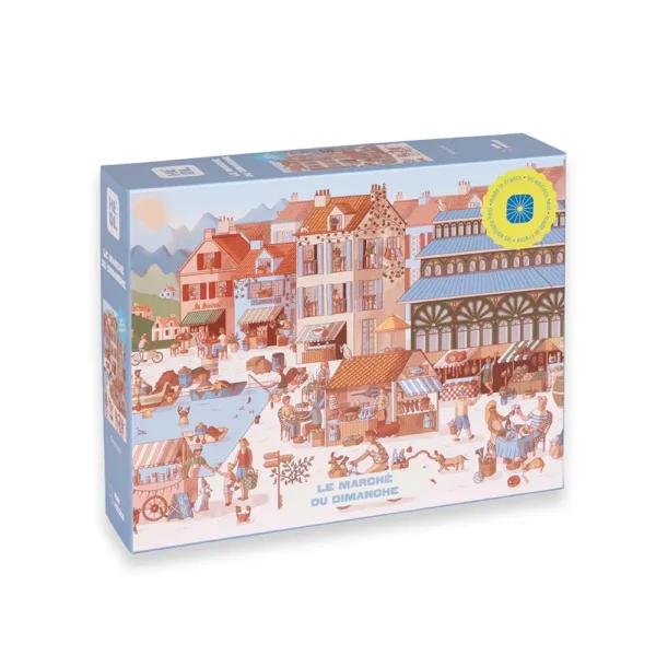 Puzzle Le Marché du Dimanche de Les Editions Heol de 1000 pièces