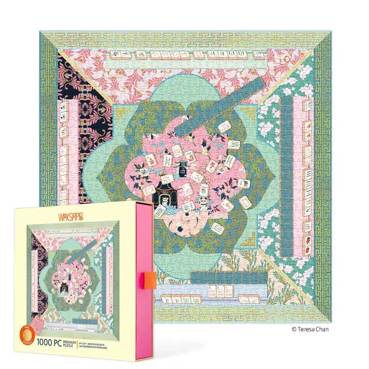 Puzzle Let's Play Mahjong de Werkshoppe de 1000 pièces