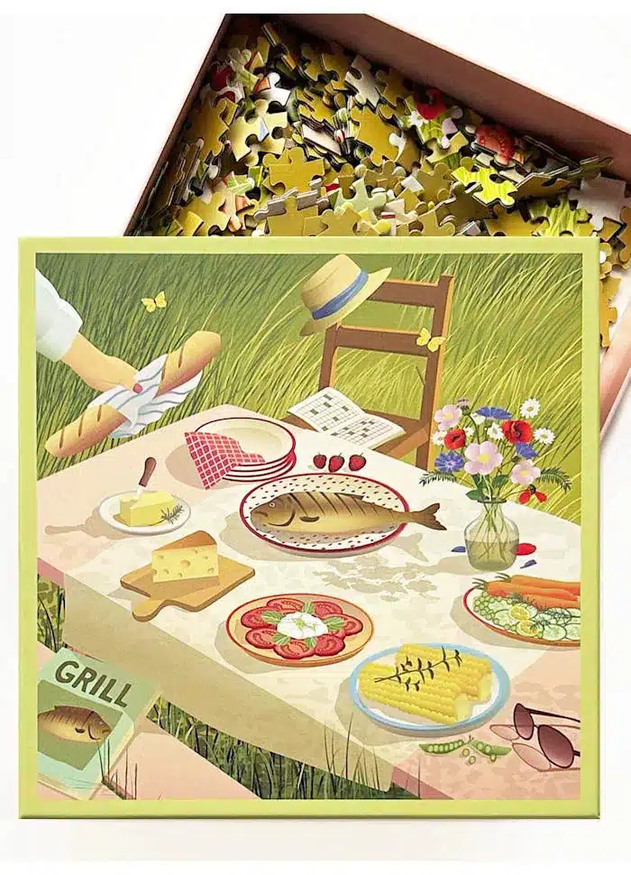 puzzle summer table & me de vissevasse de 500 pièces