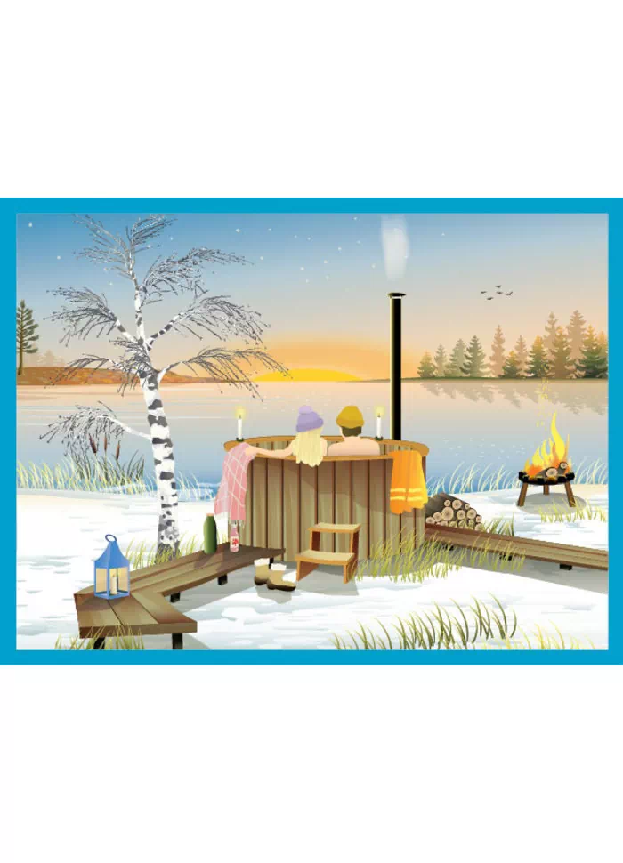 puzzle winter de vissevasse de 300 pièces