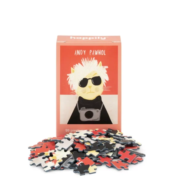 mini puzzle andy pawhol de happily de 99 pièces