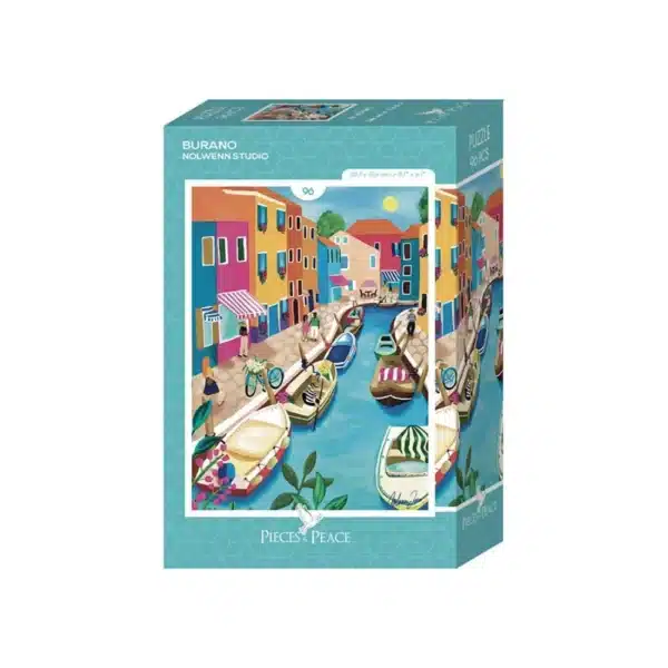 mini puzzle burano de pieces & peace de 96 pièces