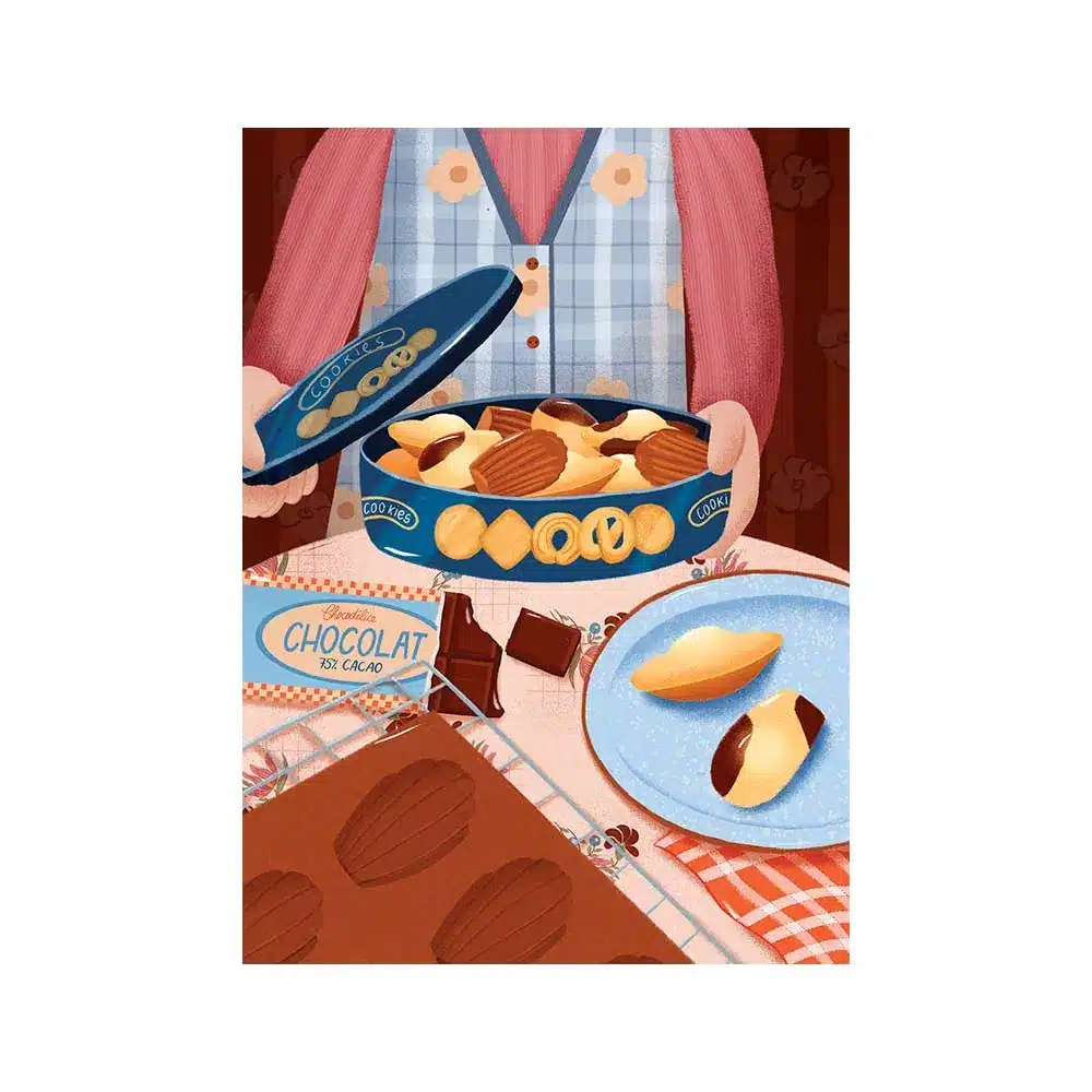Mini puzzle Mamie Gateaux de la box trevell de 99 pièces