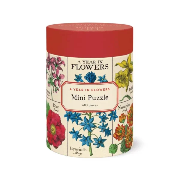 puzzle a year in flowers de cavallini de 240 pieces