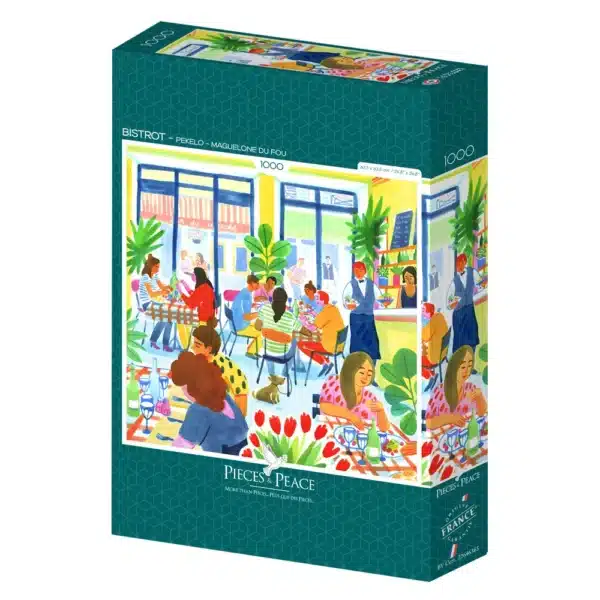 puzzle bistrot de pieces & peace de 1000 pièces