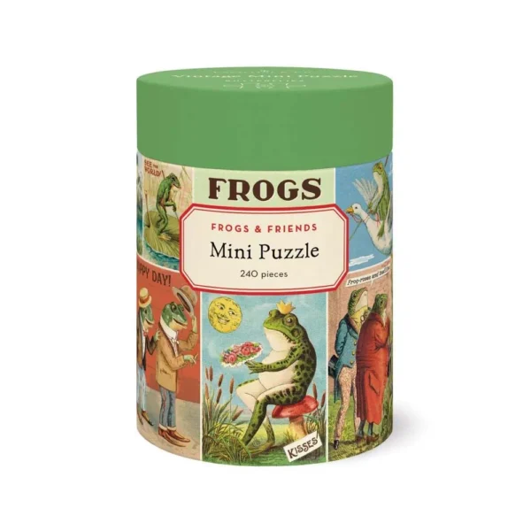 puzzle frogs & friends de cavallini de 240 pièces