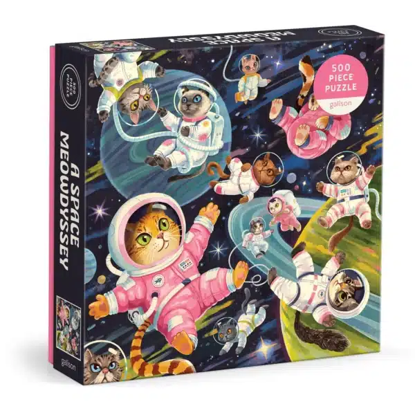 puzzle galison A Space Meowdyssey 500 Pieces