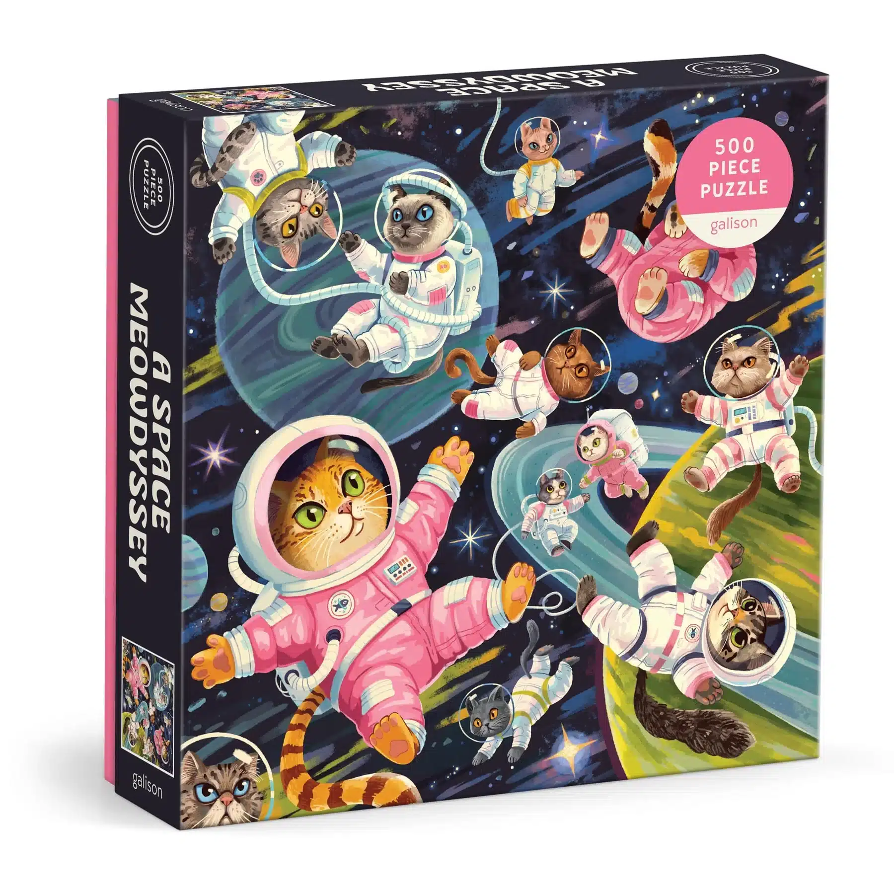 puzzle galison A Space Meowdyssey 500 Pieces