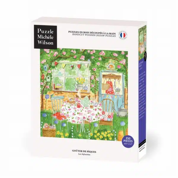 puzzle gouter de paques michèle wilson 250 pièces bois