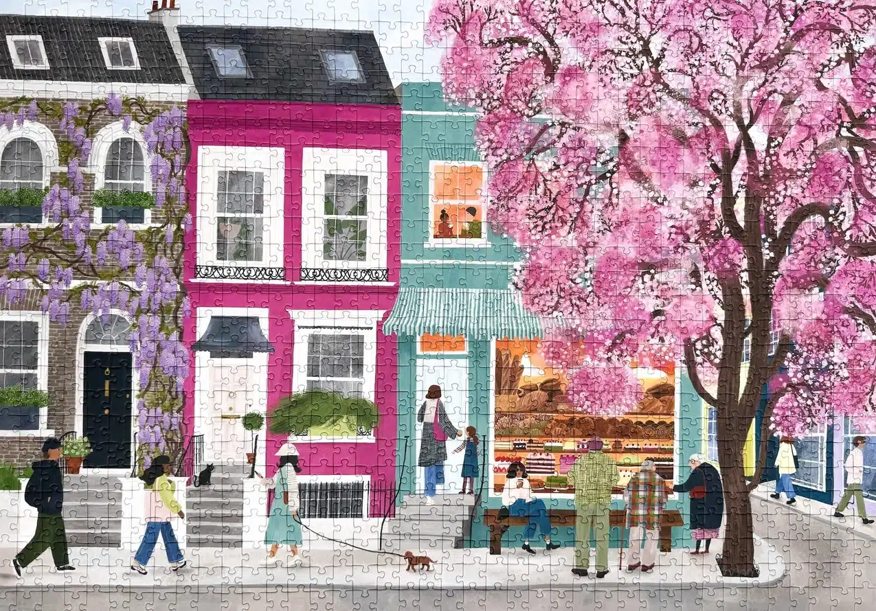 puzzle monté du puzzle notting hill de piecely de 1000 pièces