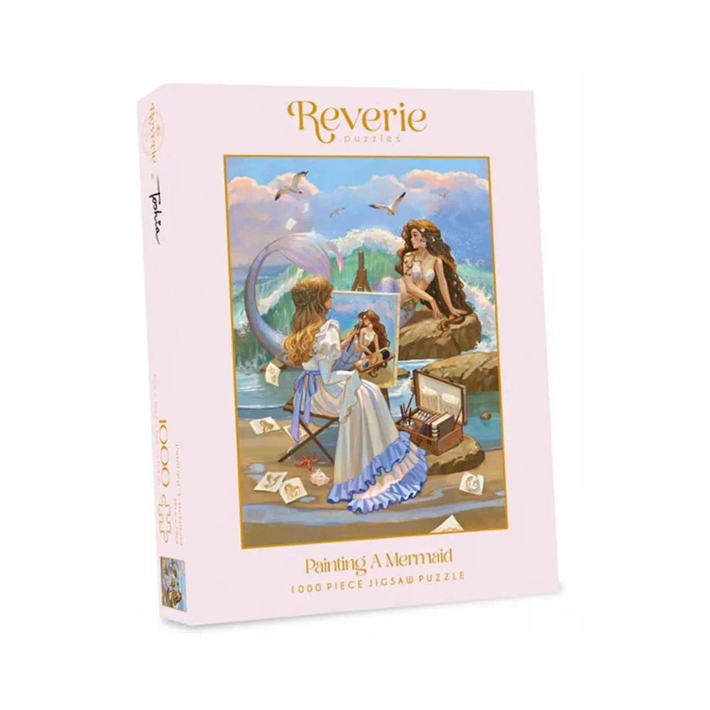 Puzzle Painting a Mermaid de reverie de 1000 pièces