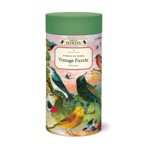 puzzle world of birds de cavallini de 1000 pièces