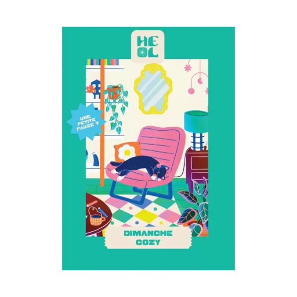 mini puzzle dimanche cozy de les editions heol de 99 pièces