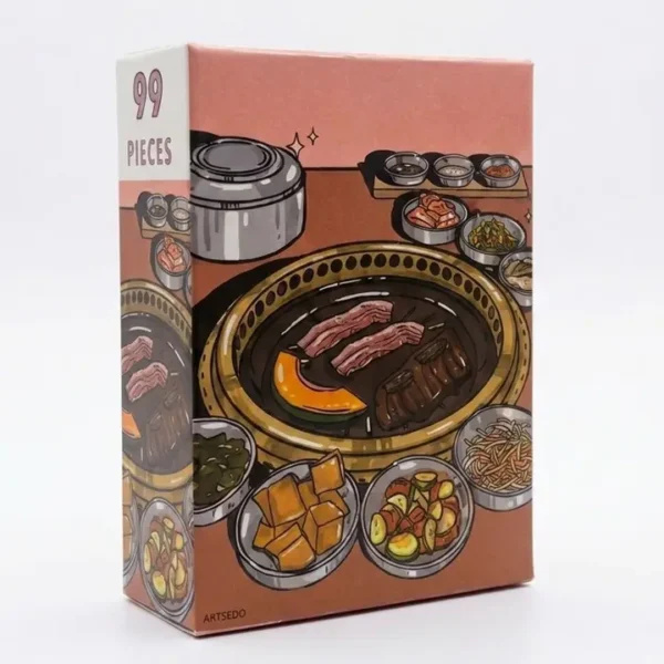 mini puzzle kbbq de arcadia de 99 pieces