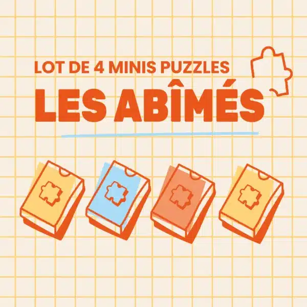 puzzle abimé trevell lot 4 minis