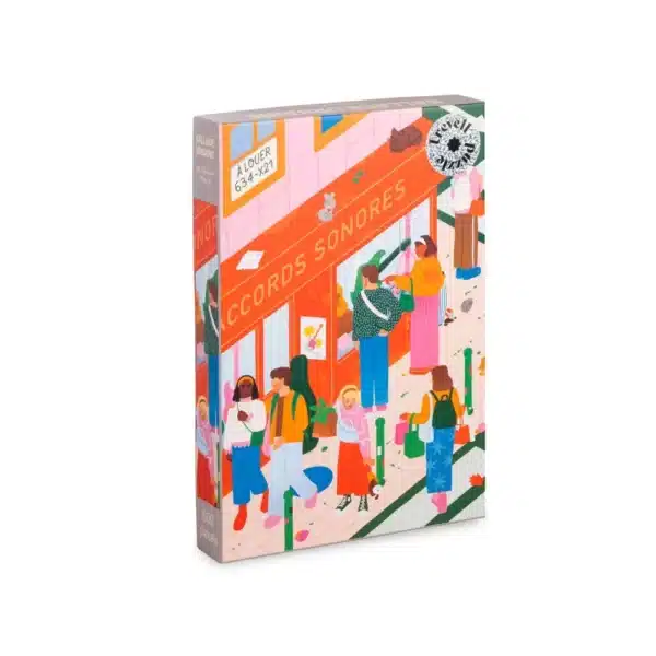 puzzle balade urbaine de la grande box trevell de 500 pièces