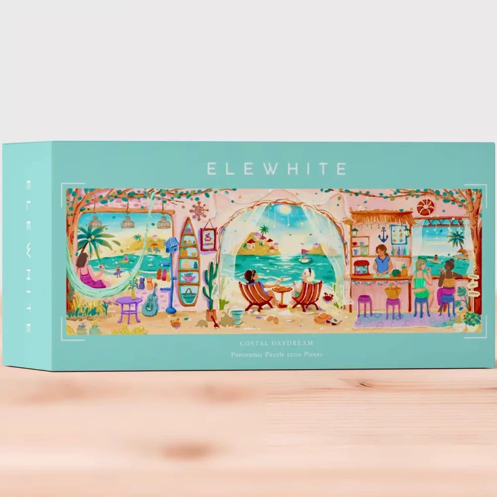 puzzle coastal daydream de elewhite de 1000 pièces, puzzle panorama