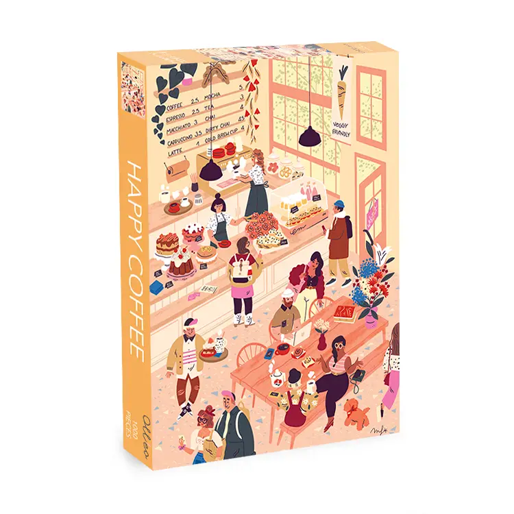 puzzle happy coffee de oll'eo de 1000 pièces