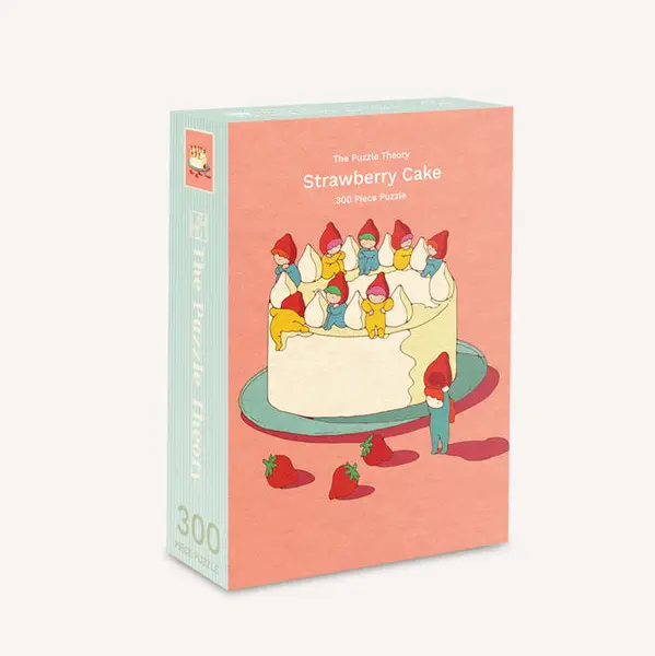 puzzle strawberry cake de the puzzle theory de 300 pièces