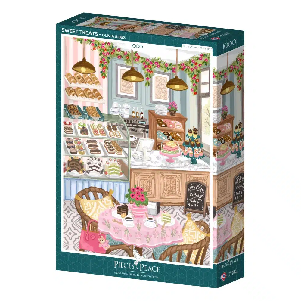 puzzle sweet treats de pieces & peace de 1000 pièces