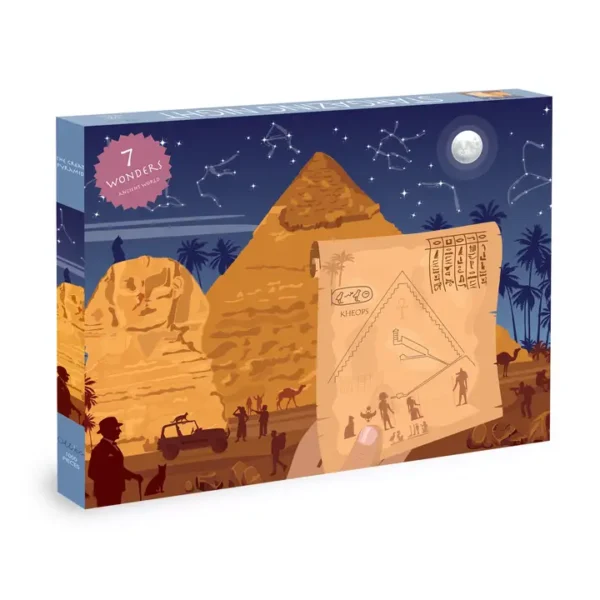 puzzle the great pyramid : stargazing night de oll'eo de 1000 pièces