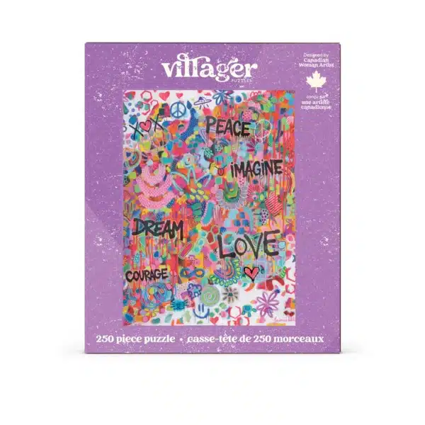 puzzle villager Pink Graffiti 250 pieces