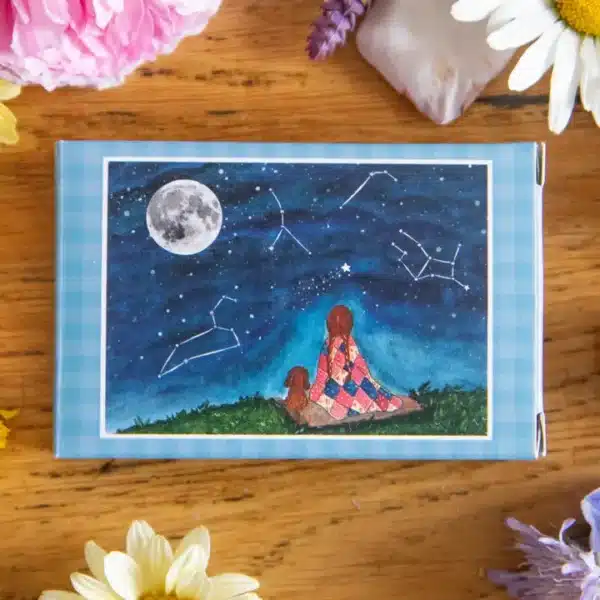 mini puzzle nuit étoilée de caro from woodland de 99 pièces