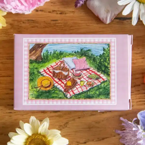 mini puzzle pique nique d'été de caro from woodland de 99 pièces