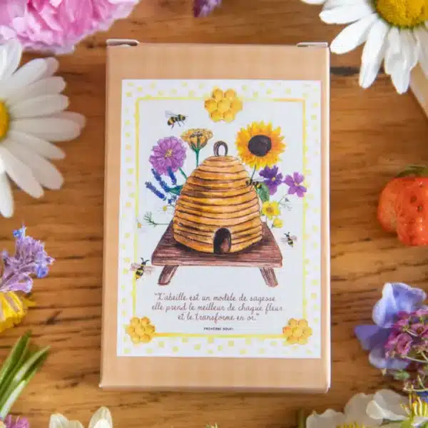 mini puzzle ronde des abeilles de caro from woodland de 99 pièces