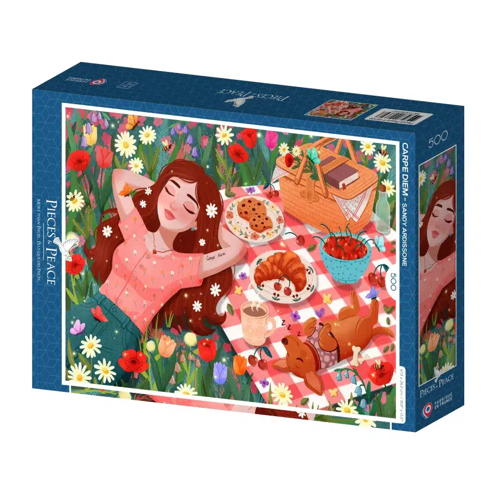puzzle carpe diem de pieces & peace de 500 pièces