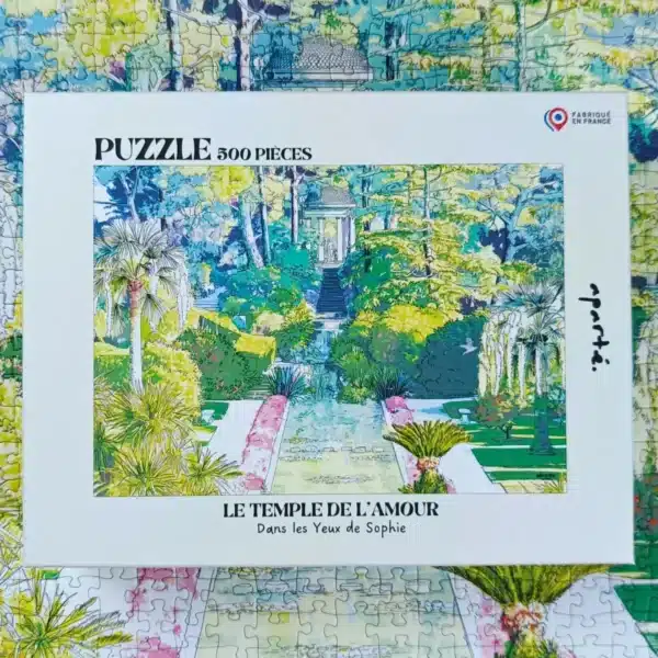 puzzle le temple de l'amour de aparté de 500 pièces