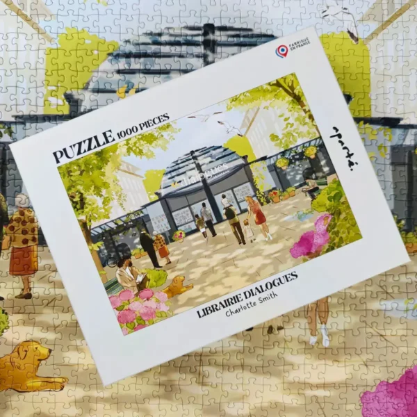 puzzle librairie dialogues de aparté de 1000 pièces
